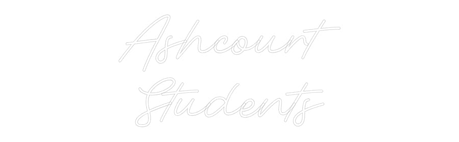 Custom Neon: Ashcourt Stu... - Neon Filter