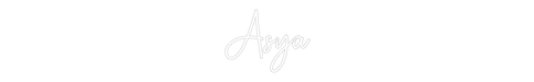 Custom Neon: Asya - Neon Filter