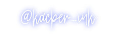 Custom Neon: @kacper_ink - Neon Filter