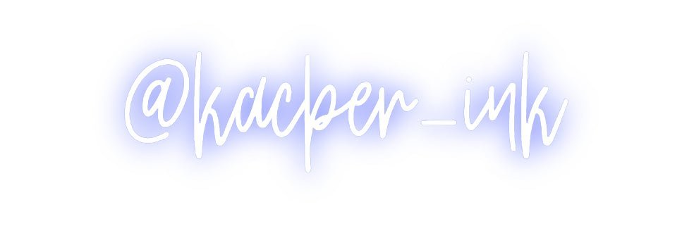 Custom Neon: @kacper_ink - Neon Filter