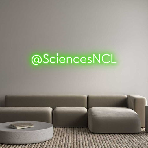 Custom Neon: @SciencesNCL - Neon Filter