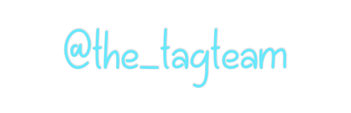 Custom Neon: @the_tagteam - Neon Filter