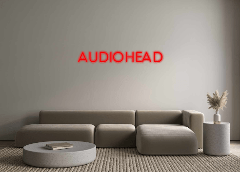 Custom Neon: AUDIOHEAD - Neon Filter