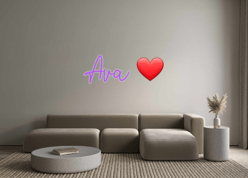 Custom Neon: Ava ❤️ - Neon Filter