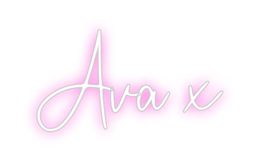 Custom Neon: Ava x - Neon Filter