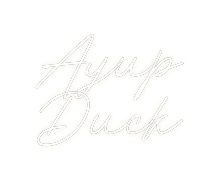 Custom Neon: Ayup Duck - Neon Filter