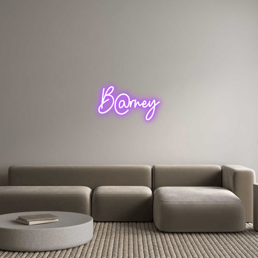 Custom Neon: B@rney - Neon Filter