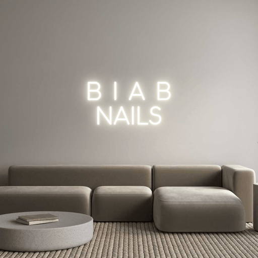 Custom Neon: B I A B Nails - Neon Filter