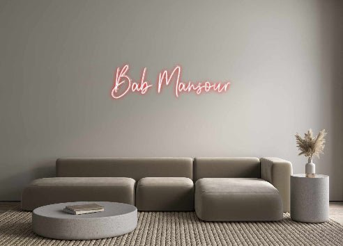 Custom Neon: Bab Mansour - Neon Filter