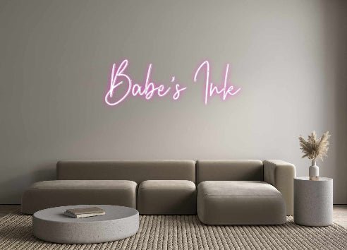 Custom Neon: Babe’s Ink - Neon Filter