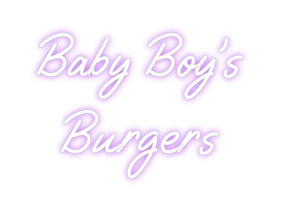 Custom Neon: Baby Boy's B... - Neon Filter