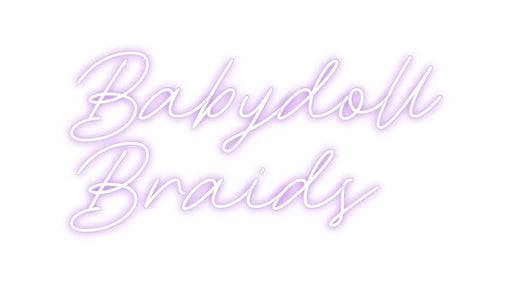 Custom Neon: Babydoll Bra... - Neon Filter