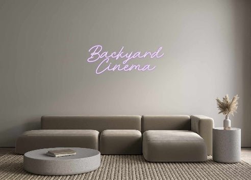 Custom Neon: Backyard Cin... - Neon Filter