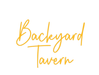 Custom Neon: Backyard Tavern - Neon Filter