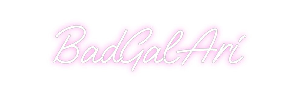 Custom Neon: BadGalAri - Neon Filter