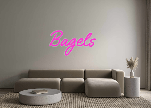 Custom Neon: Bagels - Neon Filter