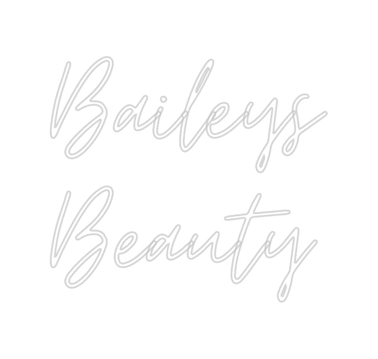 Custom Neon: Baileys Bea... - Neon Filter