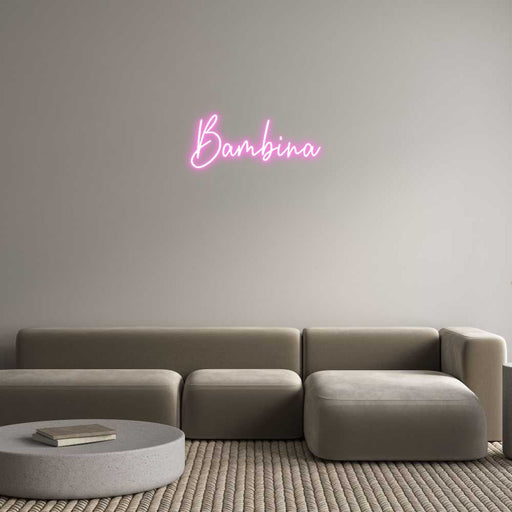 Custom Neon: Bambina - Neon Filter