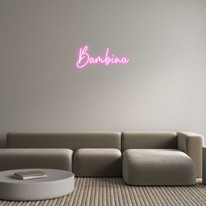 Custom Neon: Bambina - Neon Filter