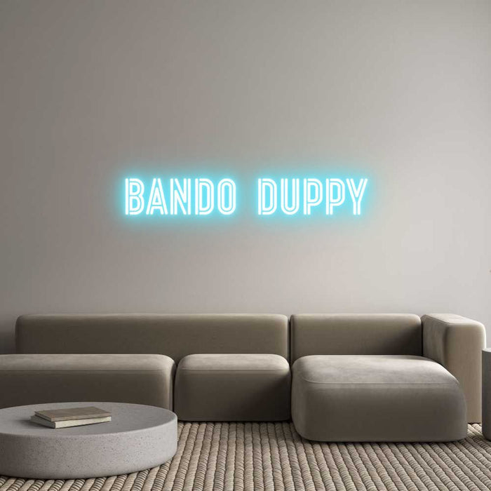 Custom Neon: BANDO DUPPY - Neon Filter