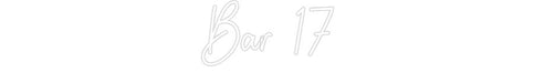 Custom Neon: Bar 17 - Neon Filter