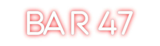 Custom Neon: Bar 47 - Neon Filter