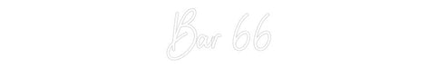 Custom Neon: Bar 66 - Neon Filter