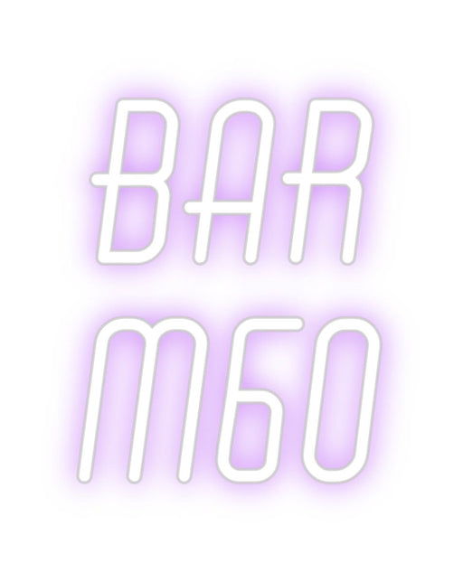 Custom Neon: Bar M60 - Neon Filter