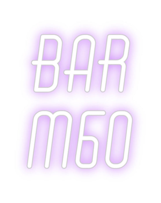 Custom Neon: Bar M60 - Neon Filter