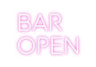 Custom Neon: BAR OPEN - Neon Filter