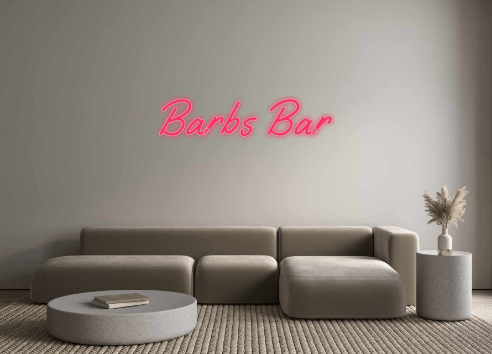 Custom Neon: Barbs Bar - Neon Filter