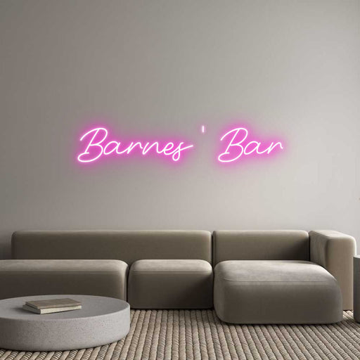 Custom Neon: Barnes' Bar - Neon Filter