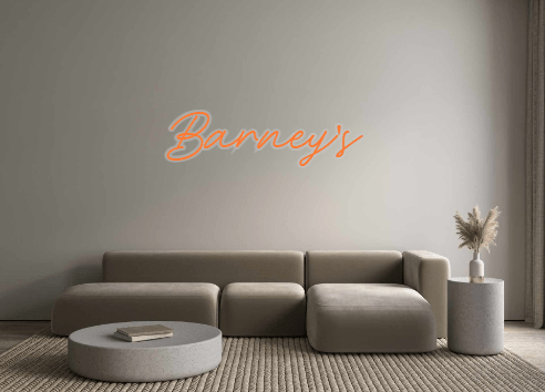 Custom Neon: Barney's - Neon Filter