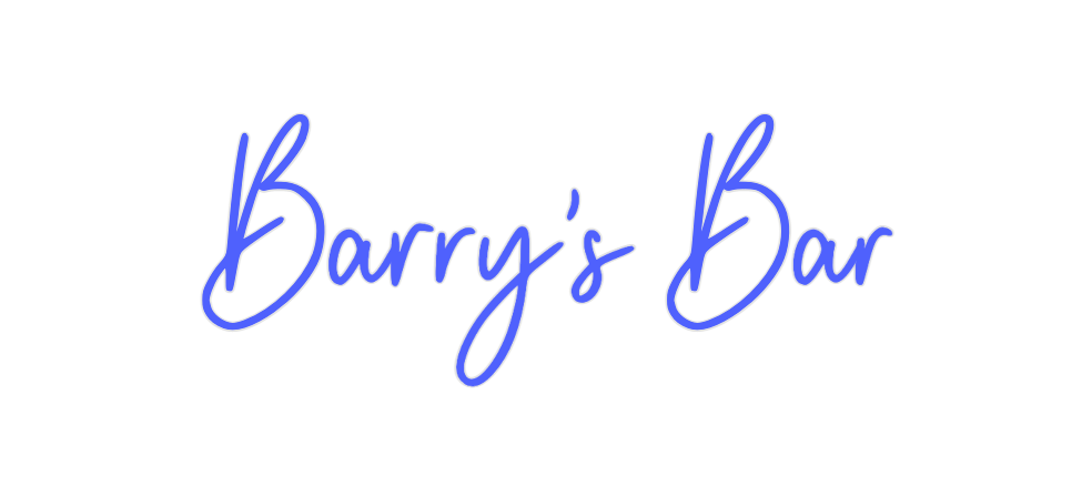 Custom Neon: Barry's Bar - Neon Filter