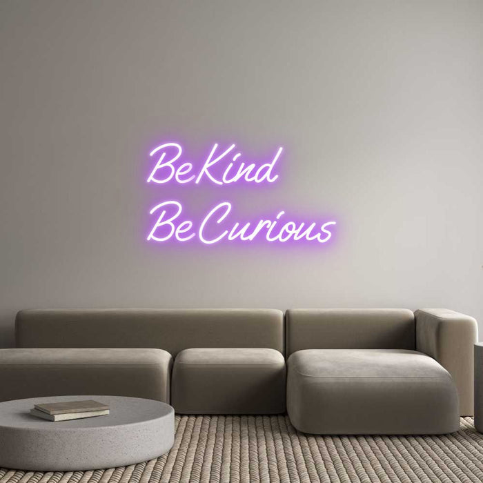 Custom Neon: Be Kind Be C... - Neon Filter