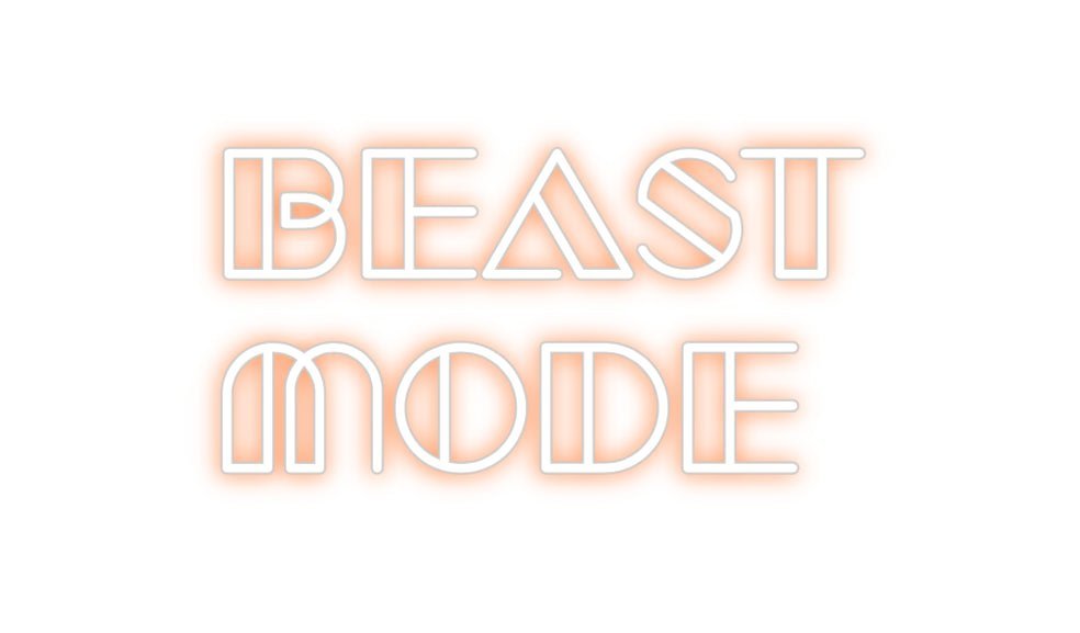 Custom Neon: BEAST MODE - Neon Filter