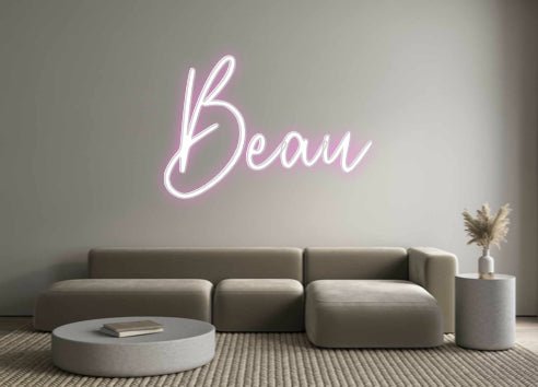 Custom Neon: Beau - Neon Filter