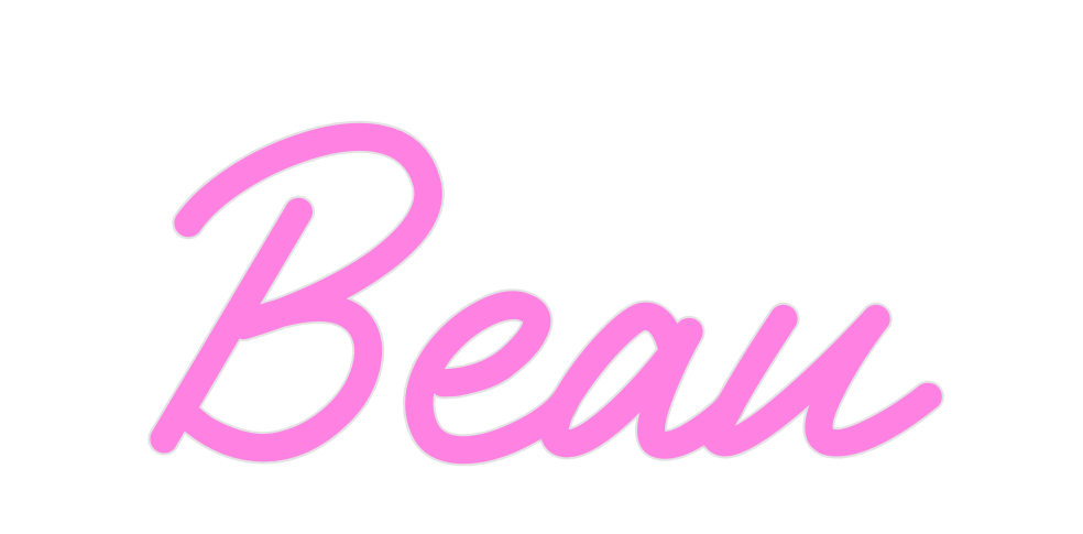 Custom Neon: Beau - Neon Filter