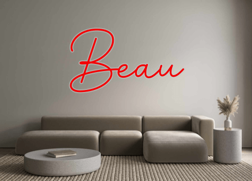 Custom Neon: Beau - Neon Filter