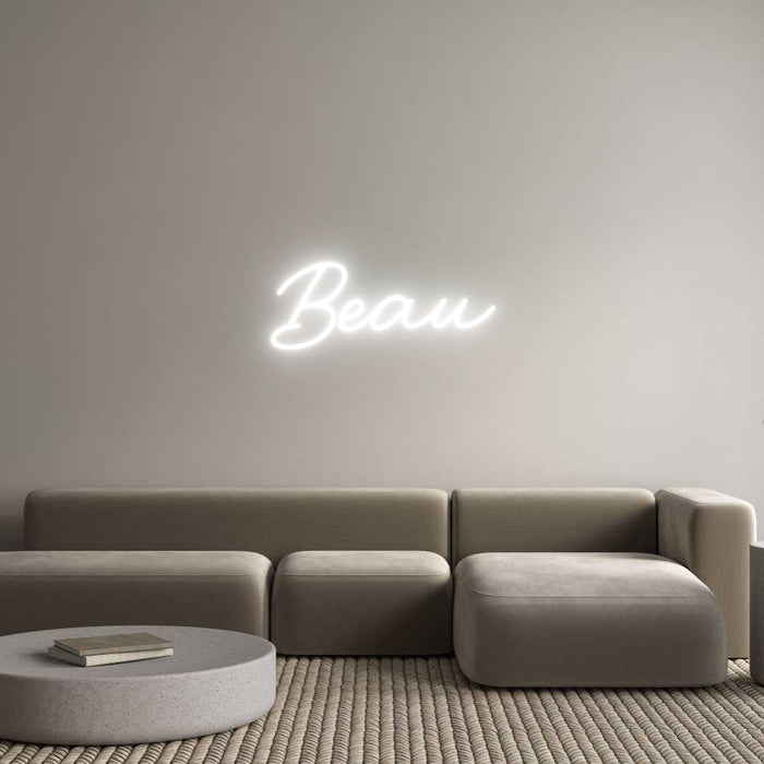 Custom Neon: Beau - Neon Filter