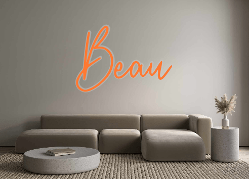 Custom Neon: Beau - Neon Filter