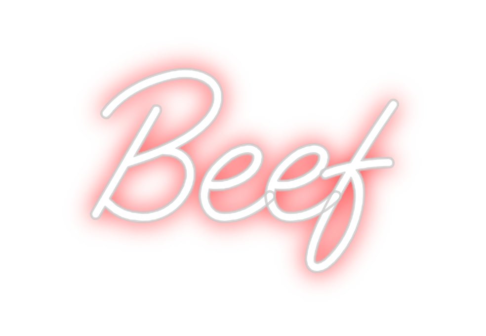 Custom Neon: Beef - Neon Filter