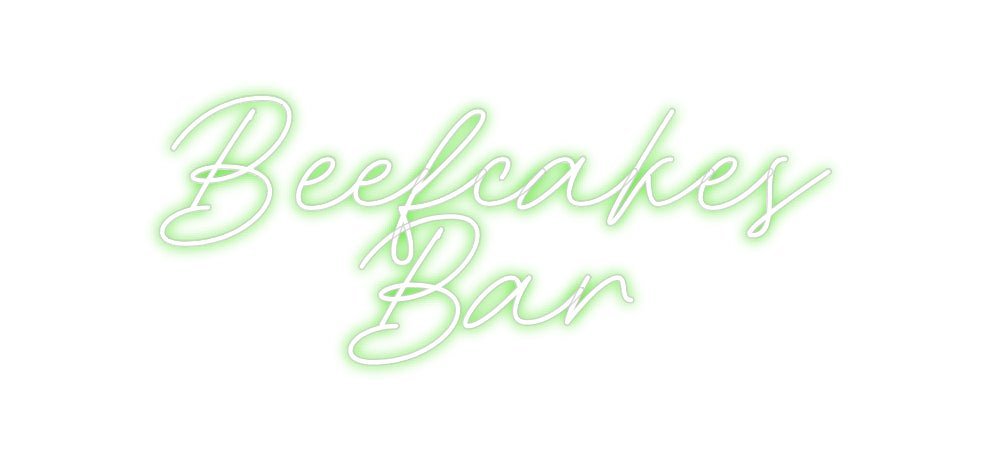 Custom Neon: Beefcakes Bar - Neon Filter