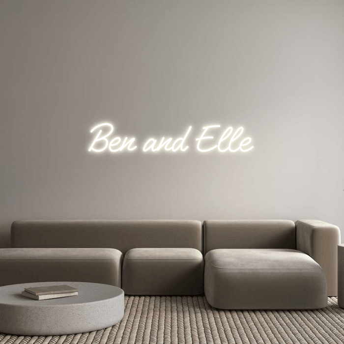 Custom Neon: Ben and Elle - Neon Filter