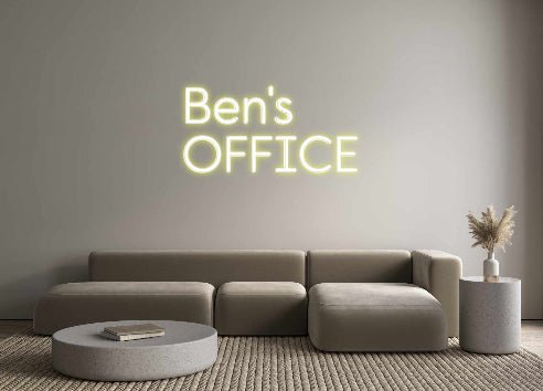 Custom Neon: Ben's OFFICE - Neon Filter