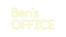 Custom Neon: Ben's OFFICE - Neon Filter