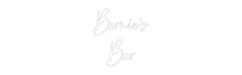 Custom Neon: Bernie's Bar - Neon Filter