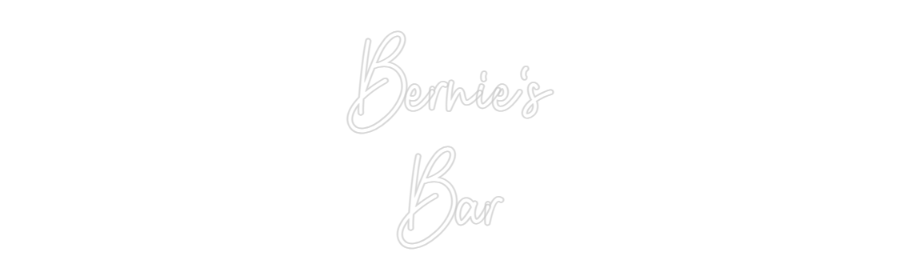 Custom Neon: Bernie's Bar - Neon Filter