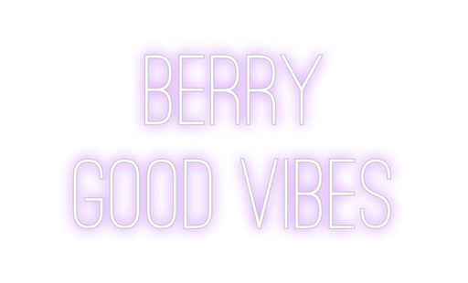 Custom Neon: BERRY GOOD ... - Neon Filter