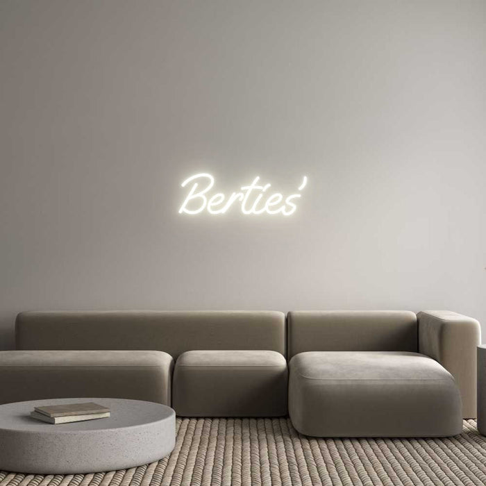 Custom Neon: Berties' - Neon Filter